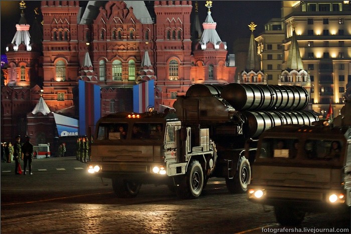 Không khí chuẩn bị cho Ngày chiến thắng 9/5 đang diễn ra rất sôi động tại thủ đô Moscow.